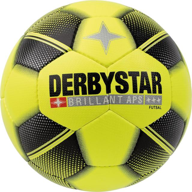 DERBYSTAR ダービースター ブリラント APS フットサル 4号球 BRILLANT APS FUTSAL フットサルボール サッカー ボール ジュニアユース ユース 中学生 高校生 社会人 手縫い キック 練習 育成球 4号