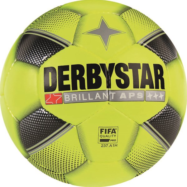 DERBYSTAR ダービースター ブリラントAPS 5号球 BRILLANT APS YELLOW FIFA公認球 サッカーボール サッカー ボール ジュニアユース ユース 中学生 高校生 社会人 手縫い キック 練習 育成球 5号