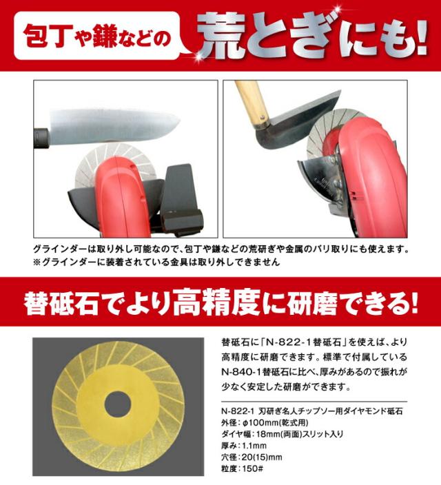 N-845　早研ぎ ニシガキ チップソー研磨機 早研ぎ N-845 : 瀧商店