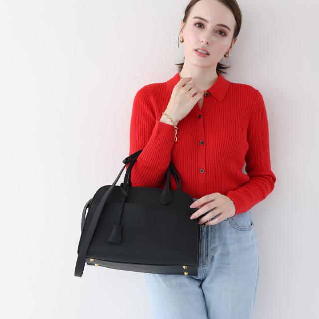 新品 本革 編み込み ショルダーバッグ レディース 羊革 3WAY 軽量 上品 