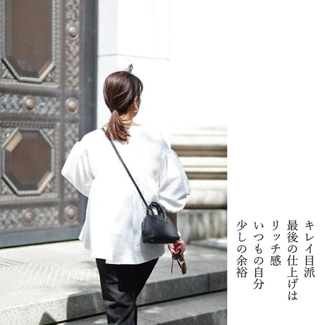 本革 2way ミニバッグ【Hiro Mini ヒロ ミニサイズ】 レディースバッグ トートバッグ  ミニショルダーバッグ ハンドバッグ  スマホショルダー レザー 黒 肩がけ 斜めがけ 大人 かわいい_5