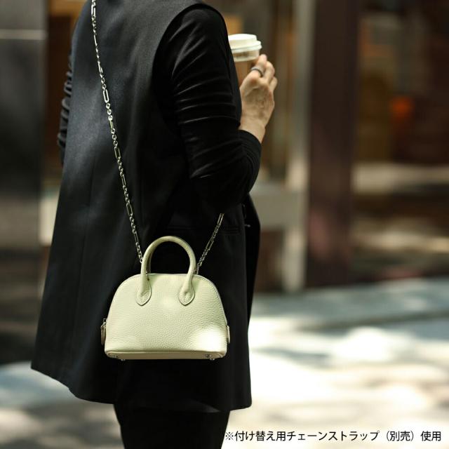 本革 2way ミニバッグ【Hiro Mini ヒロ ミニサイズ】 レディースバッグ トートバッグ  ミニショルダーバッグ ハンドバッグ  スマホショルダー レザー 黒 肩がけ 斜めがけ 大人 かわいい_12