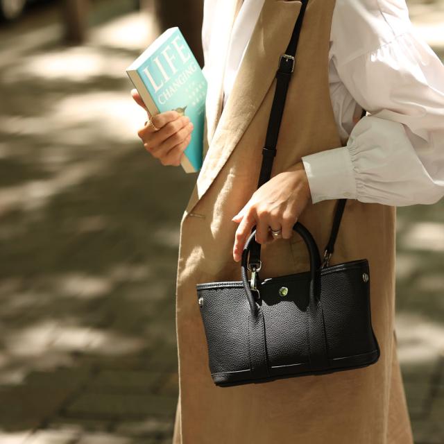 本革 2wayミニトートバッグ【Jinna ジンナ】 ミニバッグ ミニトート