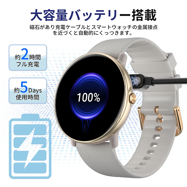 最安値挑戦 夏新作 送料無料 新作 スマートウォッチ 通話機能 Bluetooth5.3 常時表示 AMOLEDスクリーン メンズ レディース 丸型 腕時計 IP67防水 運動モード 睡眠検測 Line対応 着信通知 皮膚温変動検知 心拍計 歩数計 iphone/android対応 父の日 ギフト_13
