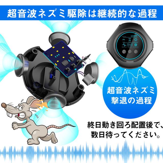 最安値挑戦 春新作 送料無料 新作 ねずみ駆除 超音波 コンセント ねずみ撃退器 害虫駆除器 ネズミ駆除 電磁波 ネズミよけ ネズミ退治 静音 無毒 無臭 4スピーカー 自動変周波 24h連続稼働 省エネ 電池不要 屋根 台所 車庫 倉庫用 ゴキブリ 蚊 蟻 蜘蛛_2