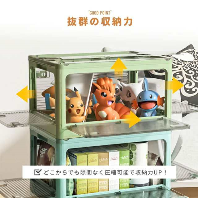 最安値挑戦 春新作 送料無料 新作 収納ボックス キャスター付き 大容量 折り畳み可 5面開き 組み立て簡単 押入れ収納 衣装収納 お洒落 寝室 新生活_7