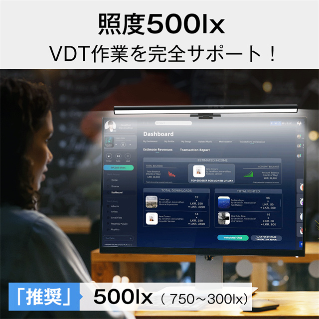 最安値挑戦 春新作 送料無料 新作 モニターライト スクリーンバー 光反射防止 目に優しい LEDモニターライト USB給電 LED バーライト 3種色温度 無段階調光 デスクライ PCライト パソコンライト クリップ式 スペース節約 リモートワーク_3
