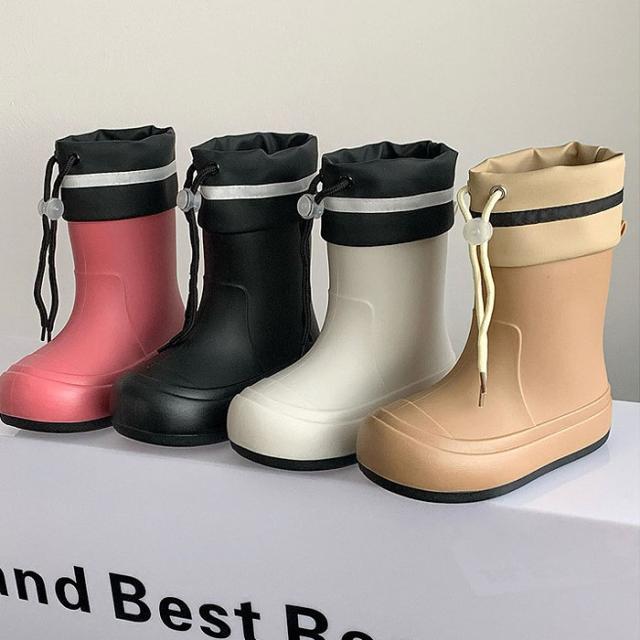 最安値挑戦 春新作 送料無料 新作 新品 キッズ レインシューズ レインブーツ レディース 長靴 雨具 子供 男の子 女の子 男女兼用 おしゃれ かわいい シンプル 完全防水 梅雨対策 台風対策 アウトドア 防滑 防水靴 軽量 滑りにくい_6