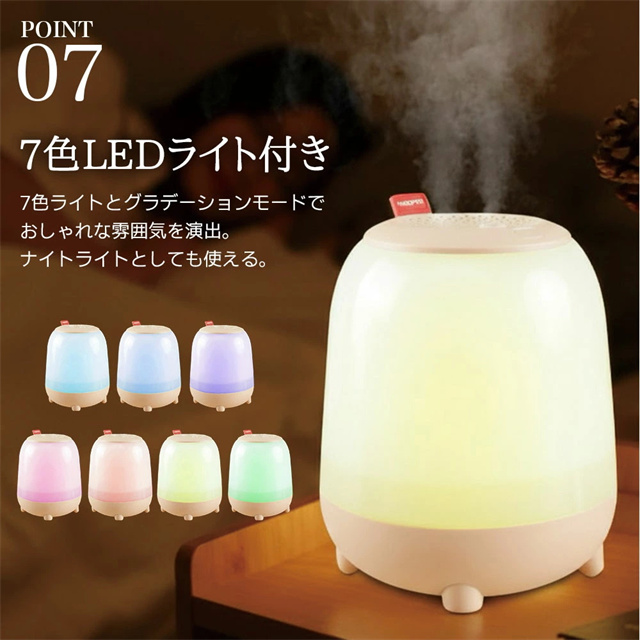 送料無料 春新作 加湿器 卓上 小型 1500ML 大容量 卓上加湿器 除菌 超 