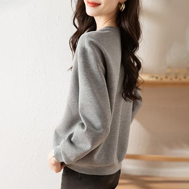 春新作 送料無料 トップス スウェット レディース 春トップス チュリップ 花柄 スエット トレーナー 長袖 長そで クルーネック 可愛い 大きいサイズ ゆったり 通勤 着痩せ オシャレ 大人 お洒落 ルームウェア 部屋着_4
