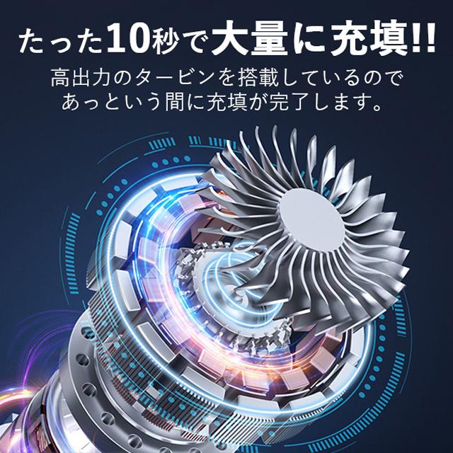 春新作 送料無料 スマート 空気入れ 電動エアーポンプ 電動空気入れ 自動停止機能 自動車 自転車 バイク USB充電式 LEDライト付き 車 タイヤ ボール オートバイ コンパクト 強力 2000mAh 強力モーター コードレス バルブ エアコンプレッサー_6