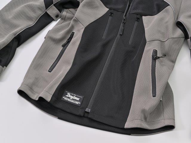 DAYTONA デイトナ DJ-011 フルメッシュジャケット ブラック/グレー
