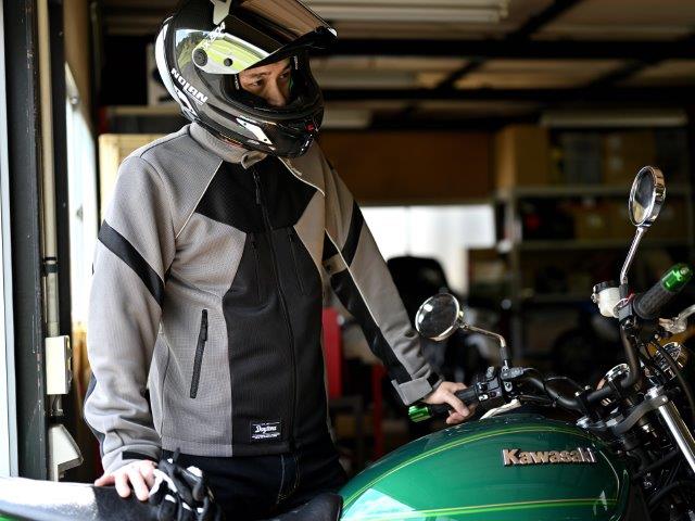 DAYTONA デイトナ DJ-011 フルメッシュジャケット ブラック/グレー