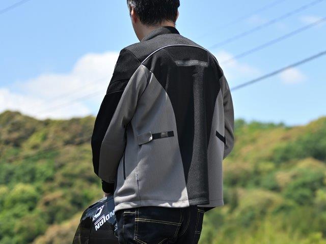 ＊fu-＊ DAYTONA デイトナ DJ-011 フルメッシュジャケット ブラック/レッド