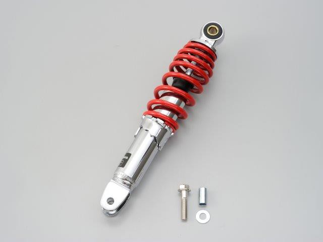 DAYTONA デイトナ ユニバーサルリアショック 260mm メッキ/レッド 73535の通販は