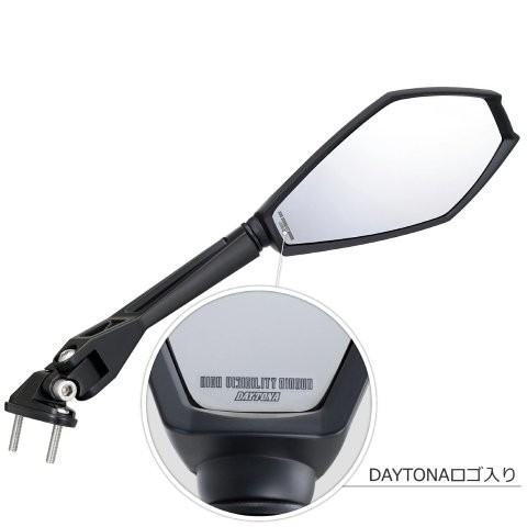 DAYTONA デイトナ ハイビジミラー バイク用 カウルミラー 右専用 片側1