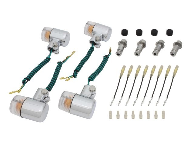 POSH Faith ポッシュ フェイス 71タイプウインカーセット メッキボディ/クリアーレンズ W650(-2003)/エストレヤ(-2006)/バリオス/II(-2006)  016092-33の通販は