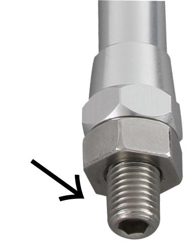 POSH Faith ポッシュ フェイス マシンドZ2タイプミラータイプ2（左右共通）10mm（正ネジ） チタン 031580-11-10の通販は