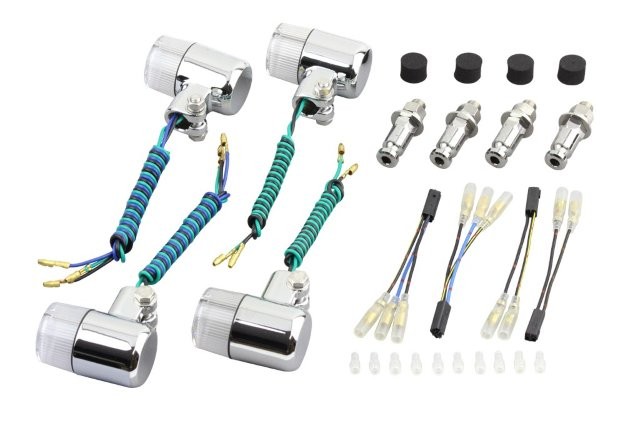 POSH Faith ポッシュ フェイス 71タイプウインカーセット メッキボディ/クリアーレンズ ゼファー750/RS(2004-)/ZRX400II(2004-)  031692-33の通販は