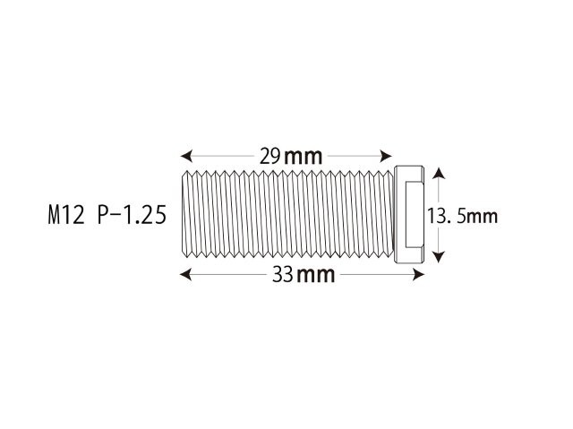 POSH Faith ポッシュ フェイス ミドルウェイトバーエンドスズキ純正ハンドルM12タイプ ブラック 032969-06-10の通販は