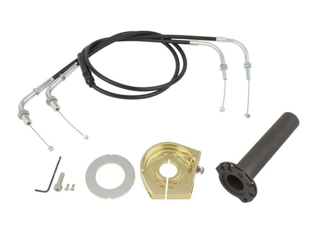 POSH Faith ポッシュ フェイス スムーススリムラインハイスロットルキット シャンパンゴールド NINJA250(2013-2017) 034567-C1の通販は