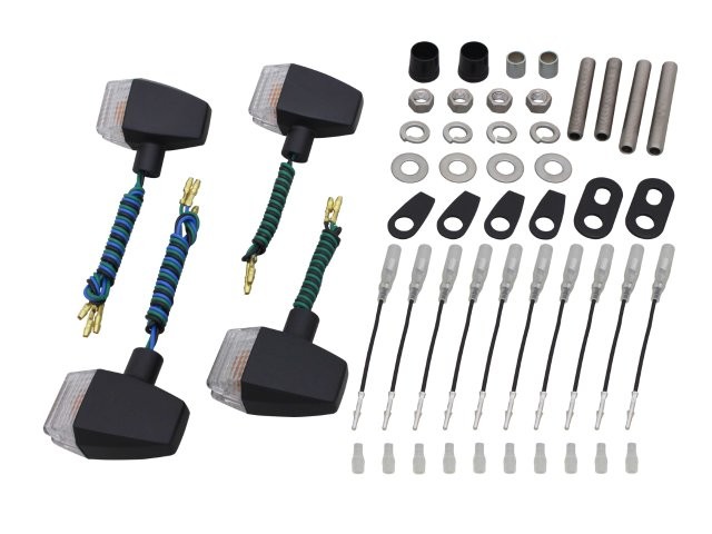 POSH Faith ポッシュ フェイス クラシカル スリム&シャープタイプウインカーセットダブル球仕様 ブラックボディ/クリアーレンズ GPZ900R(A8-) 038447-56の通販は