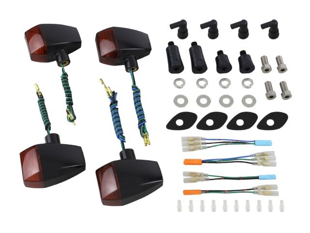 POSH Faith ポッシュ フェイス ZRタイプスタンダードレンズウインカーキット ブラックボディ/オレンジレンズ CB1300SB(2005)/CB400SB(2005/2008-2016) 056481-06の通販は