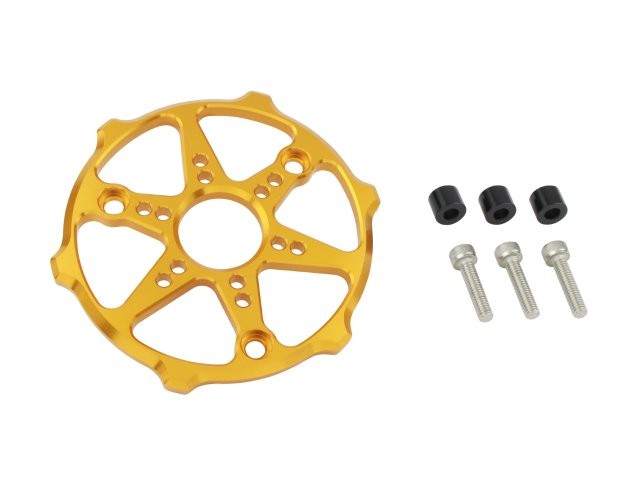 POSH Faith ポッシュ フェイス アルミマシンドクラッチカバープロテクター ゴールド GROM(2013-2018)/MSX125(2013-2018) 059102-04