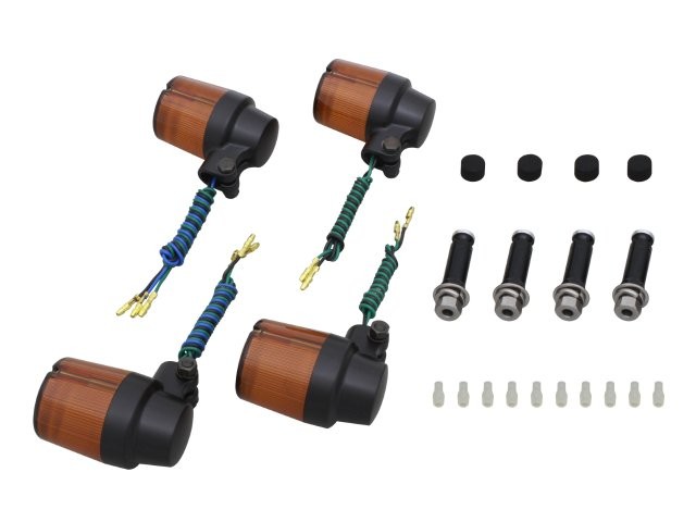 POSH Faith ポッシュ フェイス スーパーバイクタイプウインカーセット ブラックボディ/オレンジレンズ XJR1300(2000-2006)/XJR400/R(1995-) 060493-26の通販は