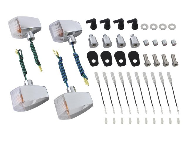 POSH Faith ポッシュ フェイス ZRタイプスタンダードレンズウインカーキット メッキボディ/クリアーレンズ 071482の通販は 13,430円