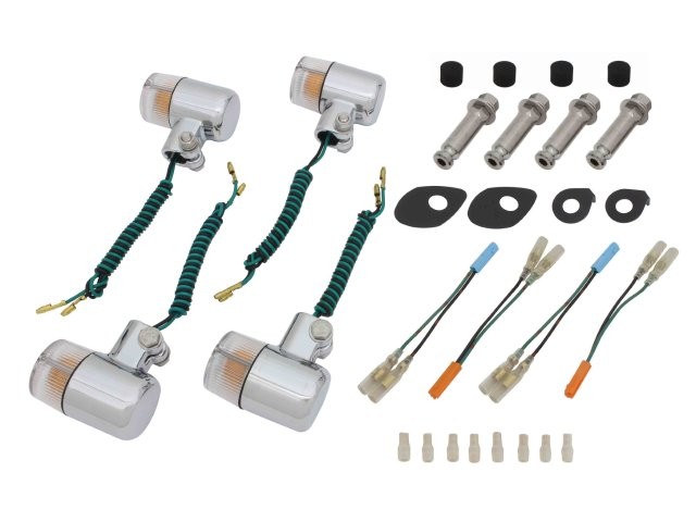 POSH Faith ポッシュ フェイス 71タイプウインカーセット メッキボディ/クリアーレンズ CB400SF(2006-2007) 152092-33の通販は