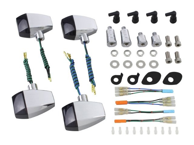POSH Faith ポッシュ フェイス ZRタイプスタンダードレンズウインカーキット メッキボディ/スモークレンズ CB1300SF(2003-2005)/CB400SF(2004-2005/2008-2016)  153483の通販は