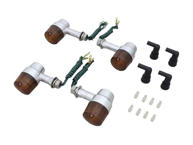 POSH Faith ポッシュ フェイス マシンドウインカースーパーバイクミニタイプ セミユニバーサルセット シルバーボディ/オレンジレンズ 190032-03の通販は