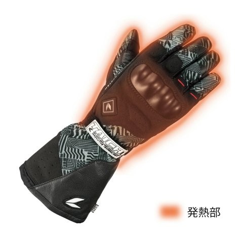 RSタイチ e-heat 電熱グローブ Ｌサイズ | [RSタイチ] バイク 電熱グローブ 秋冬 防水 防寒 保温