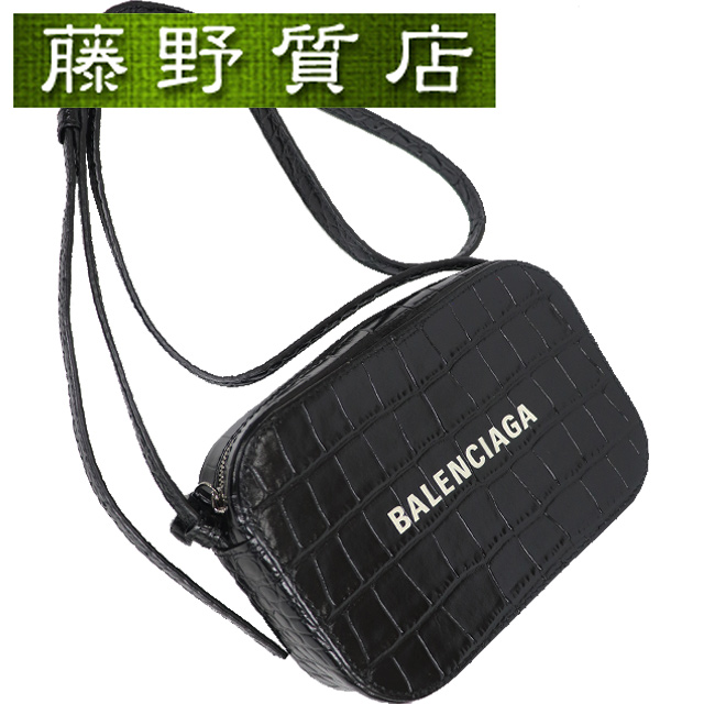 BALENCIAGA（バレンシアガ)バッグ カメラバッグクロコ型美品正規店