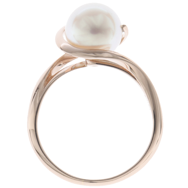 新品仕上げ済）タサキ TASAKI 田崎 パール リング 指輪 約16号 K18 PG