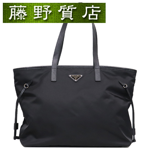 プラダ！本物保証　イタリア製　VELA　トートバッグ　ギャラ付き　良品　NERO プラダ(Prada) VELA BR3851 レディース ナイロン