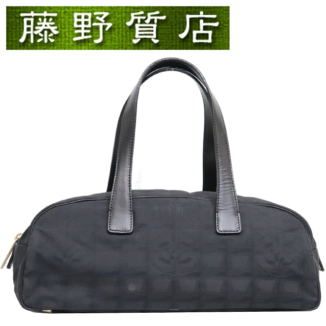 シャネル CHANEL ニュートラベルライン ミニボストンバッグ ナイロン  