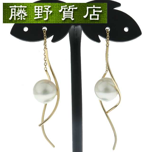 (新品仕上げ済)タサキ TASAKI 田崎 ア ファイン バランス パール ピアス K18 YG × パール E-3847-18KYG イヤリング 9046の通販は