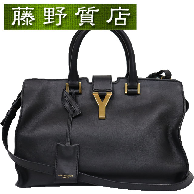 サンローラン SAINT LAURENT YSL ベイビー カバス パリ バッグ ショルダー レザー 黒 キーリング 2way 斜め掛け 8244の通販は