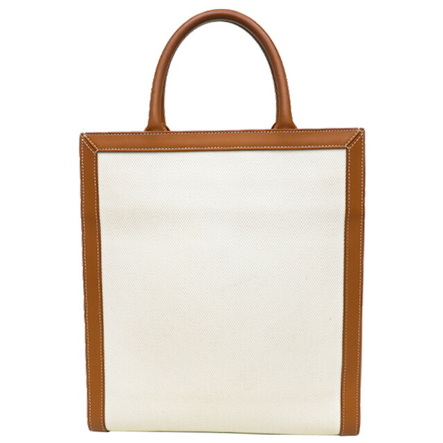 セリーヌ CELINE バーティカル カバ スモール 192082BNZ.02NT キャンバス × レザー ナチュラル × タン 茶 斜め掛け 2way 8066 ショルダーバッグ