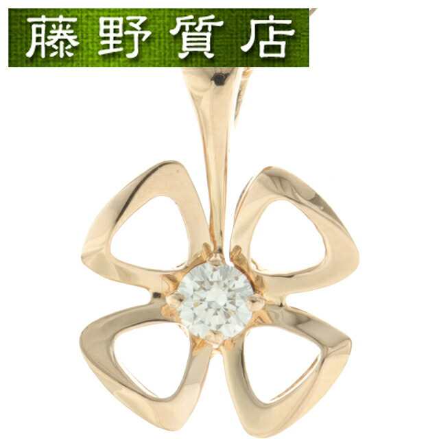 （新品仕上げ済）ブルガリ BVLGARI フィオレヴァー ダイヤ ネックレス 1PD 355324 K18 PG × ダイヤ 証明書 鑑定書 ペンダント 8736の通販は