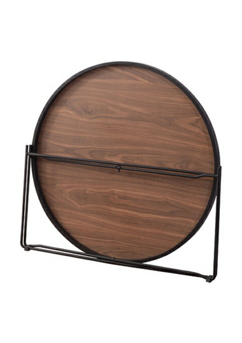 ラウンド トレーテーブル L カラー : ブラウン テーブル 東谷 AZUMAYA CIR-502BR