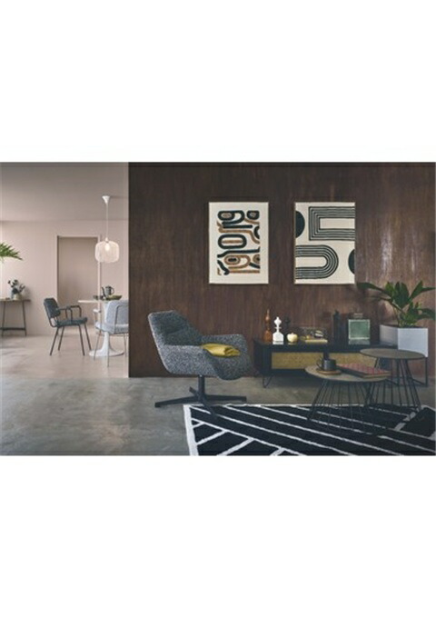 ラウンジチェア カラー : ダークグレー ソファー 東谷 AZUMAYA PC-185DGY