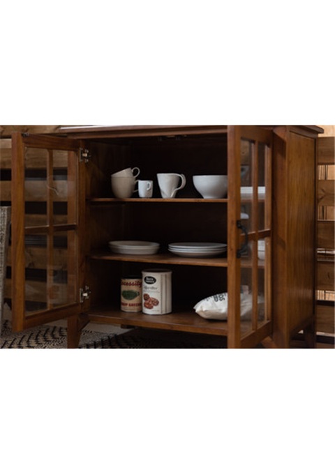 ティンバー キャビネット カラー : ブラウン ストレージ 東谷 AZUMAYA PM-318