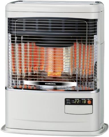 コロナ FF暖房機　FF-B74H FF式温風ストーブFF-B74H(フロスティホワイト) 大型FF式温風