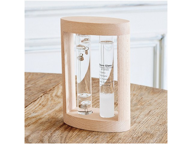 【ギフト】 茶谷産業 温度計＆ストームグラス 333-S272CL