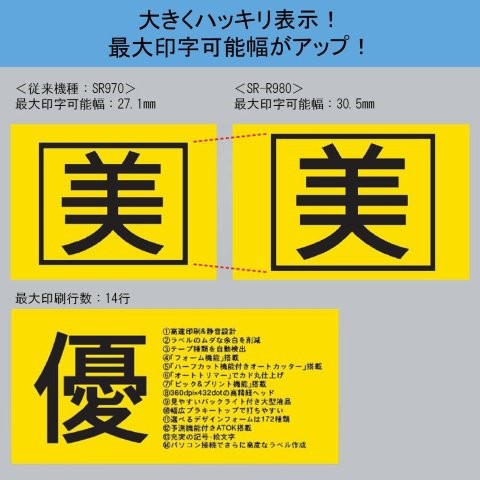 KING JIM キングジム ラベルライター｢テプラ｣PRO SR-R980_1