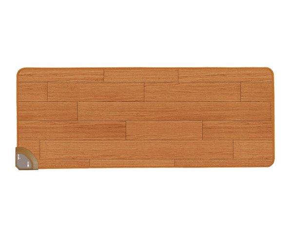 広電 KODEN コウデン 表面が防水素材のPVC 電気マット＆カーペット フローリング（木目調） キッチンマット 120×45cm CWM120H-BW