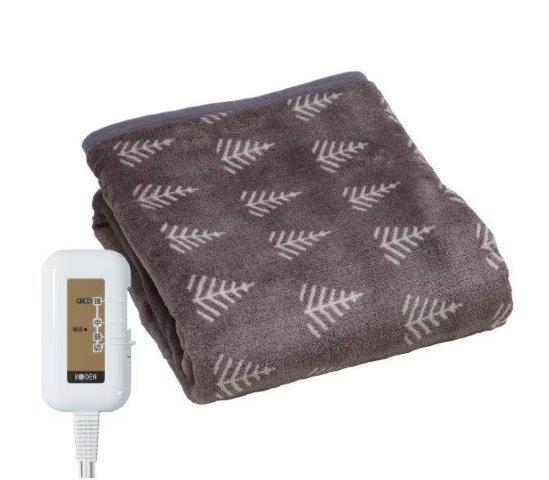 広電 KODEN コウデン 電気毛布 しき フランネル シングル 130×80cm フランネル グレイ VWA402H-HKの通販は 5,265円